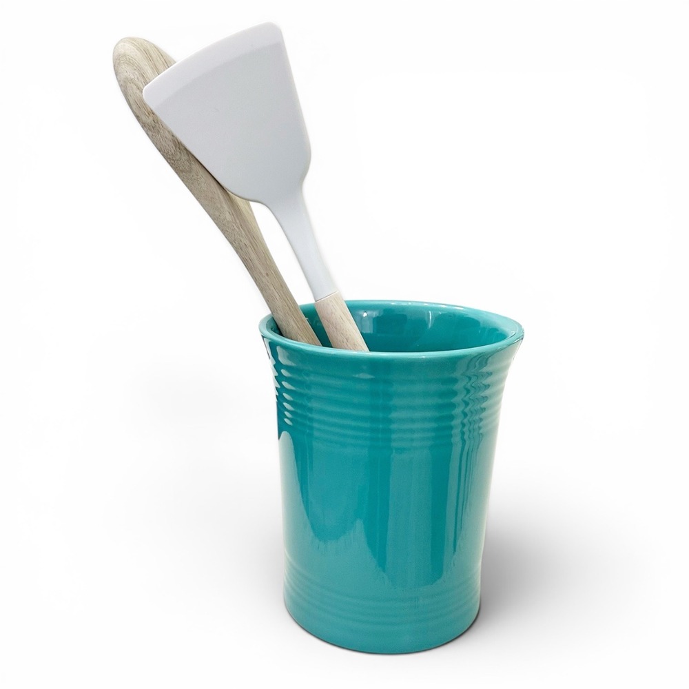 Fiesta Turquoise RETIRED Fiestaware Utility Crock EUC